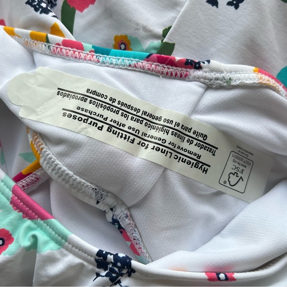 Liz Claiborne - Floral Multicolor One Piece Swim - Size 6 - Picture 9 of 10